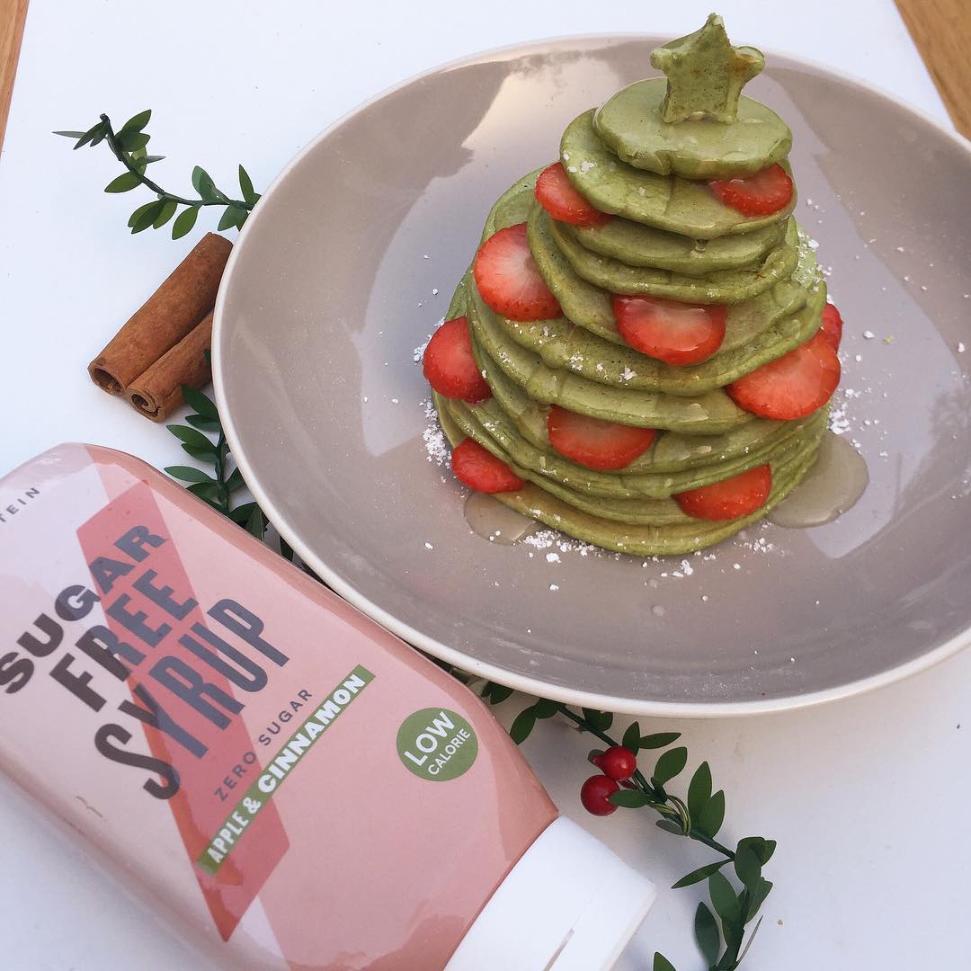 Christmas Tree Pancake Stack