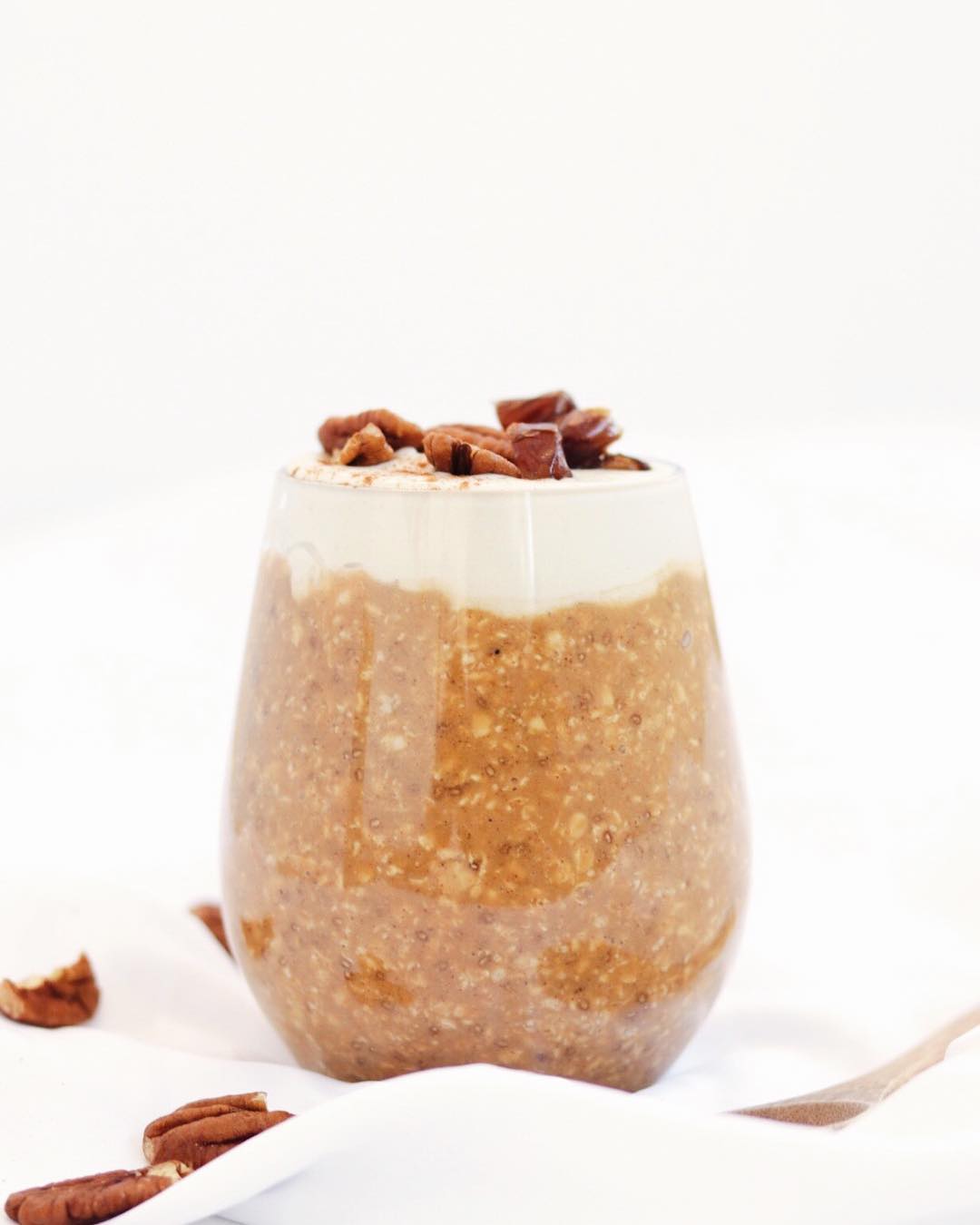 Creamy Ginger Molasses Butternut Squash Soaked Oats