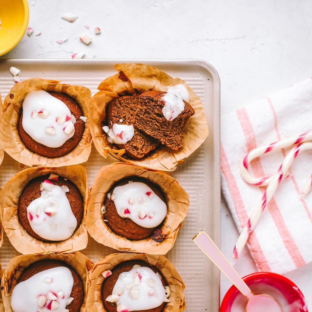 One Bowl Gingerbread Muffins