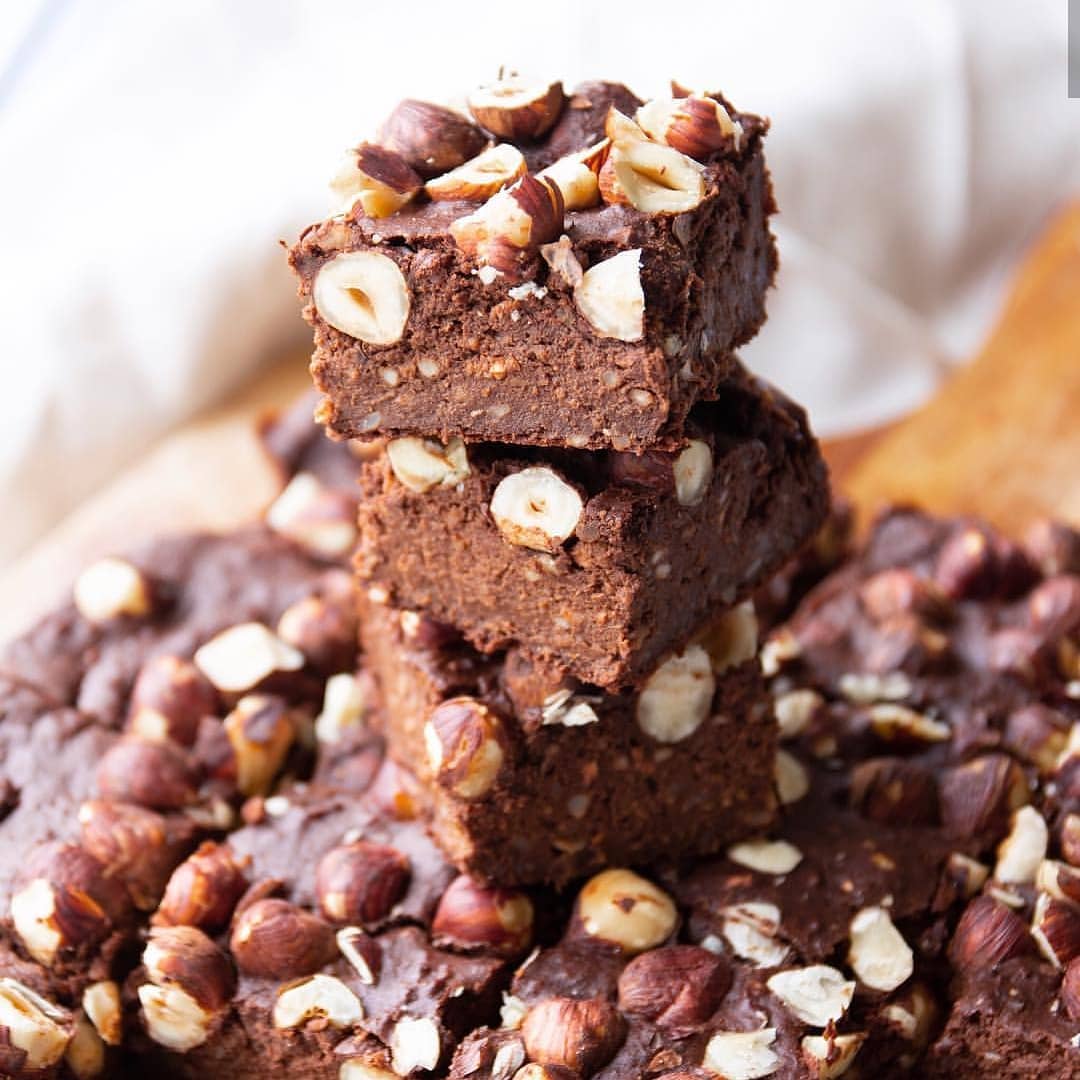 Vegan Hazelnut Sweet Potato Brownies