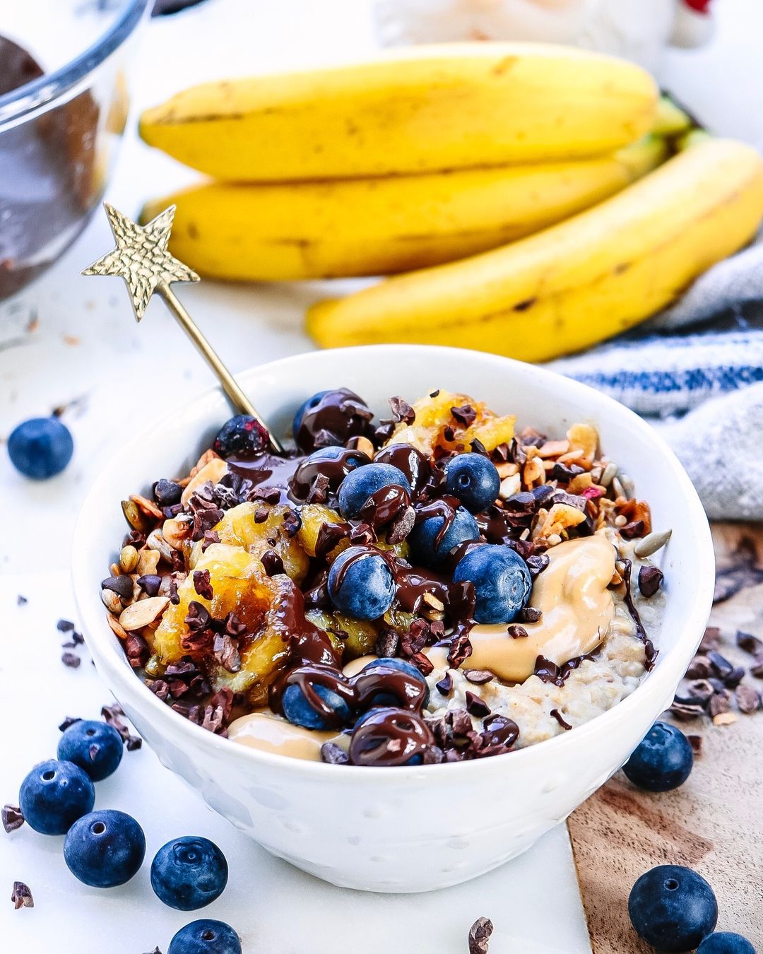 Banana and Peanut Butter Porridge