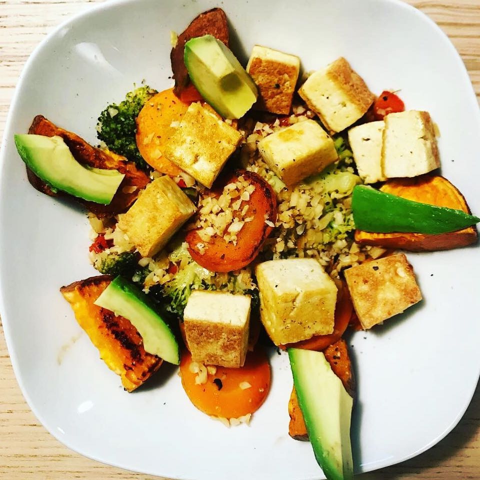 Delicious Tofu Stir Fry with Veggies and Rice