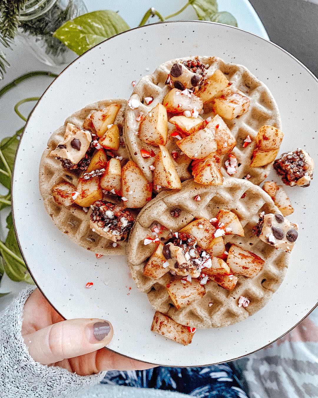 Fluffy Nutrient-Packed Breakfast Waffles