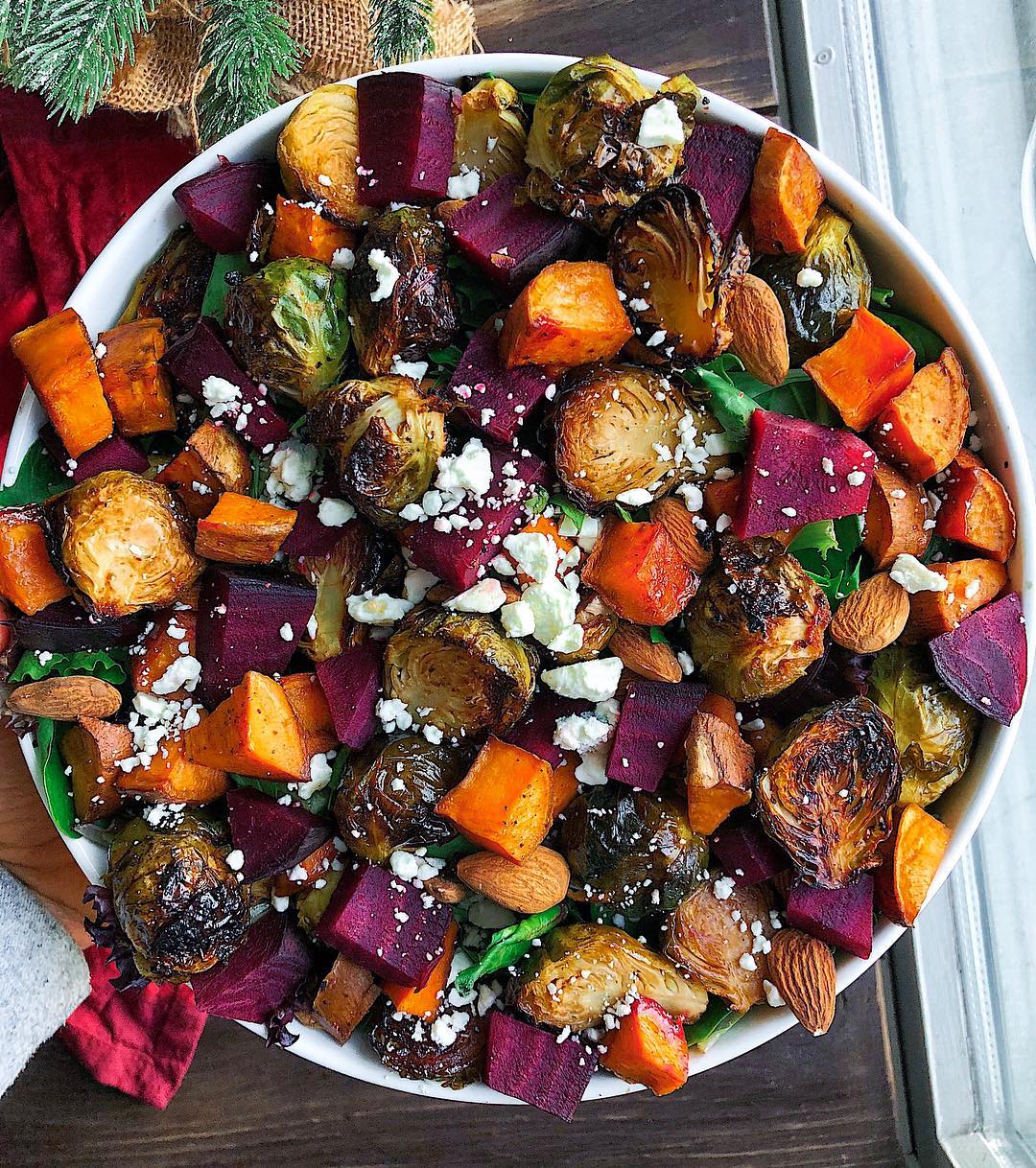 Roasted Vegetable Salad with Feta