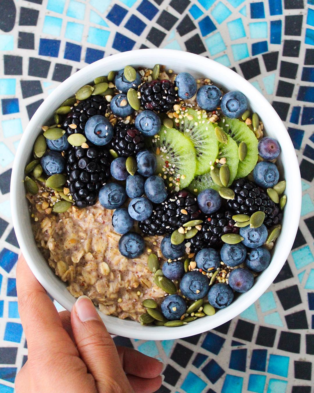 Ginger Flavored Oatmeal with Banana and Spices