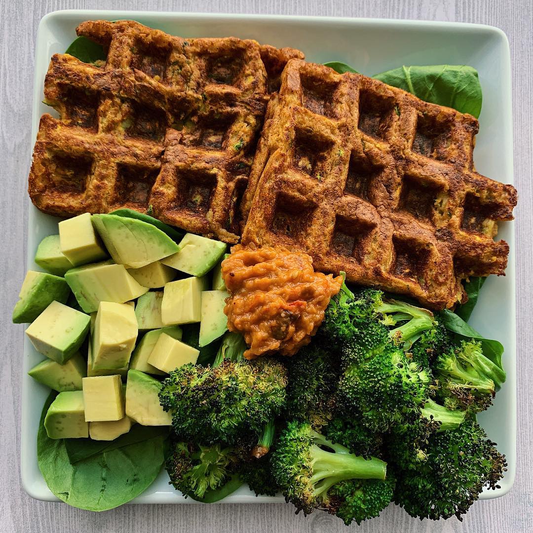 Plant-Based Savory Vegan Waffles