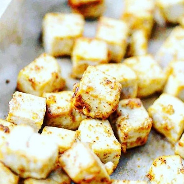 Protein Packed Crispy Tofu for Meatless Monday