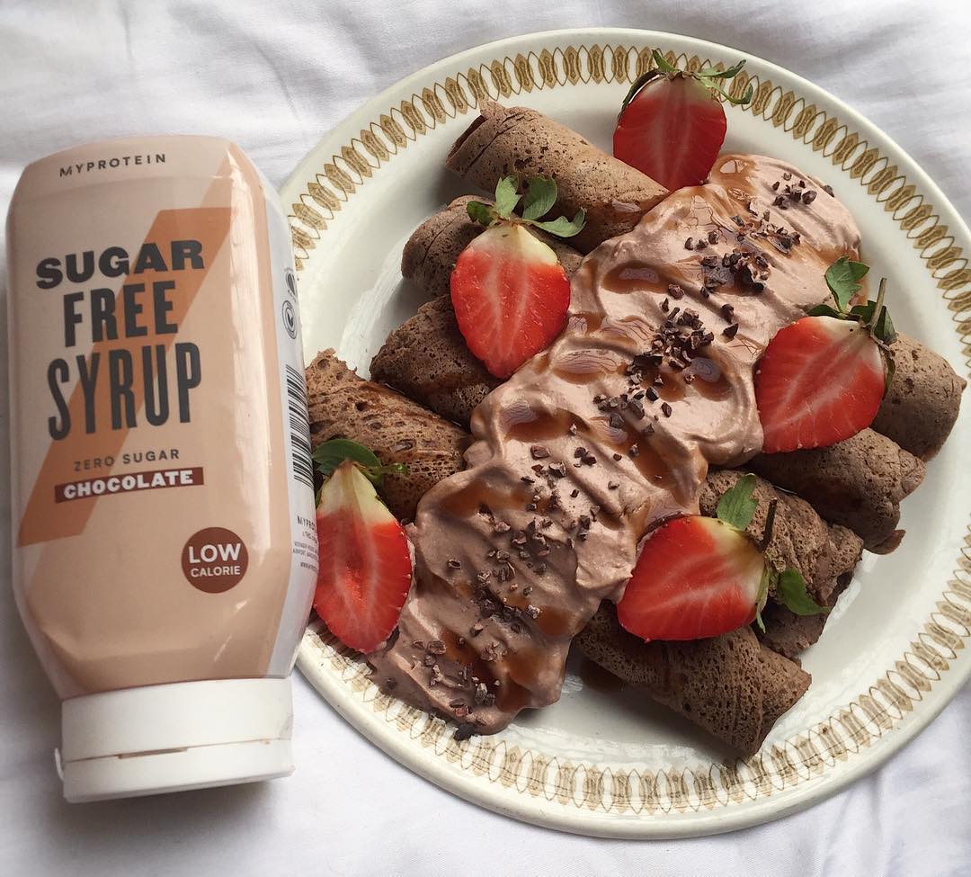 Easy Chocolate Crepes with Chia Seed Batter