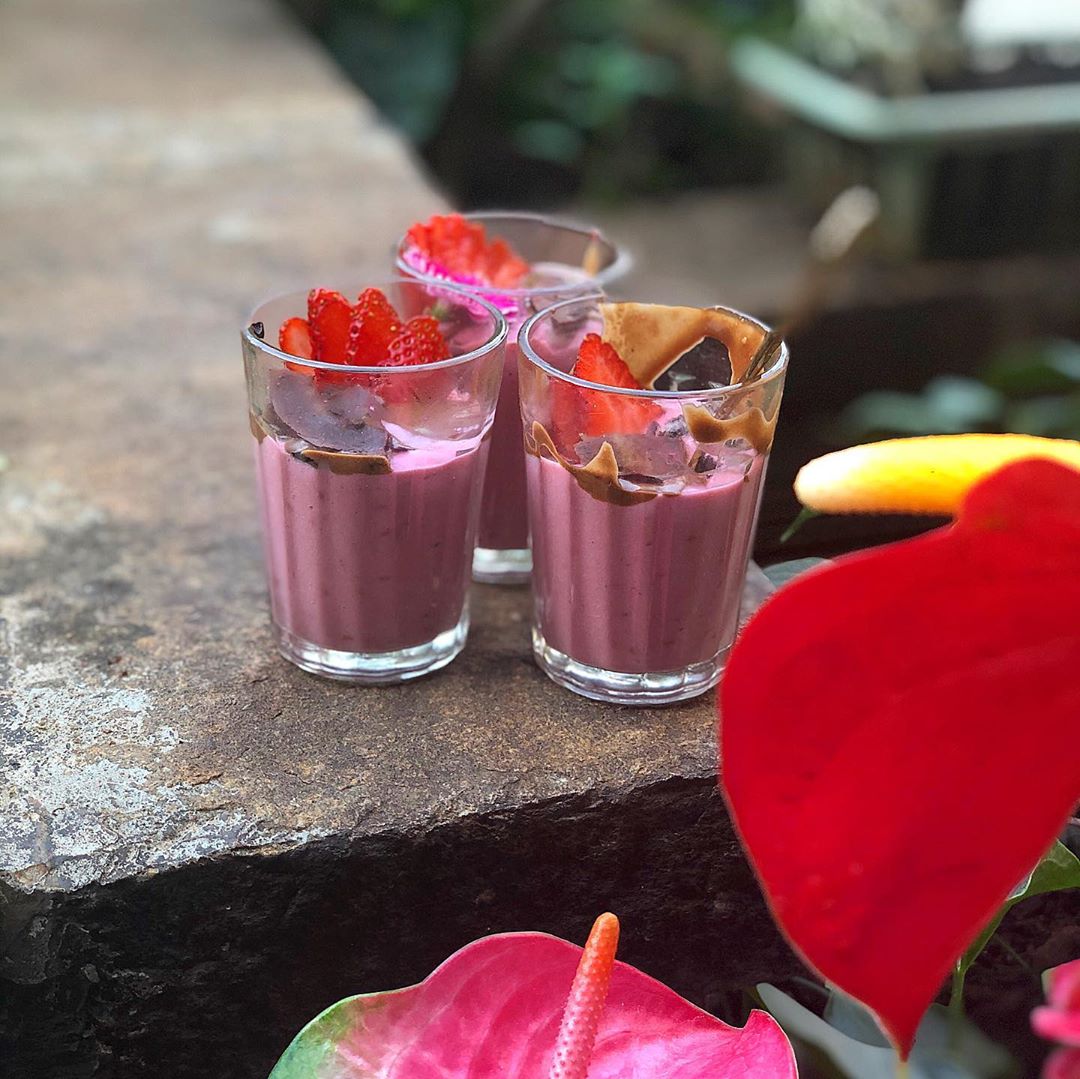 Tender Coconut Berry Pudding Cups