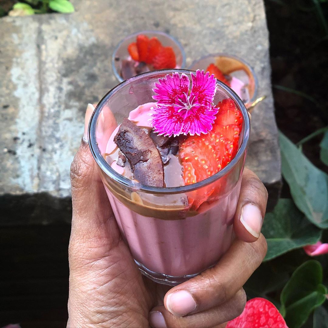 Tender Coconut Berry Pudding Cups
