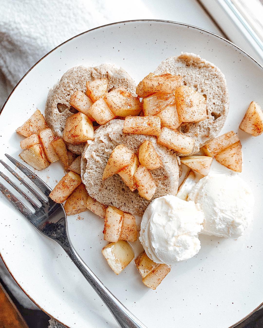Paleo English Muffin Made in Microwave