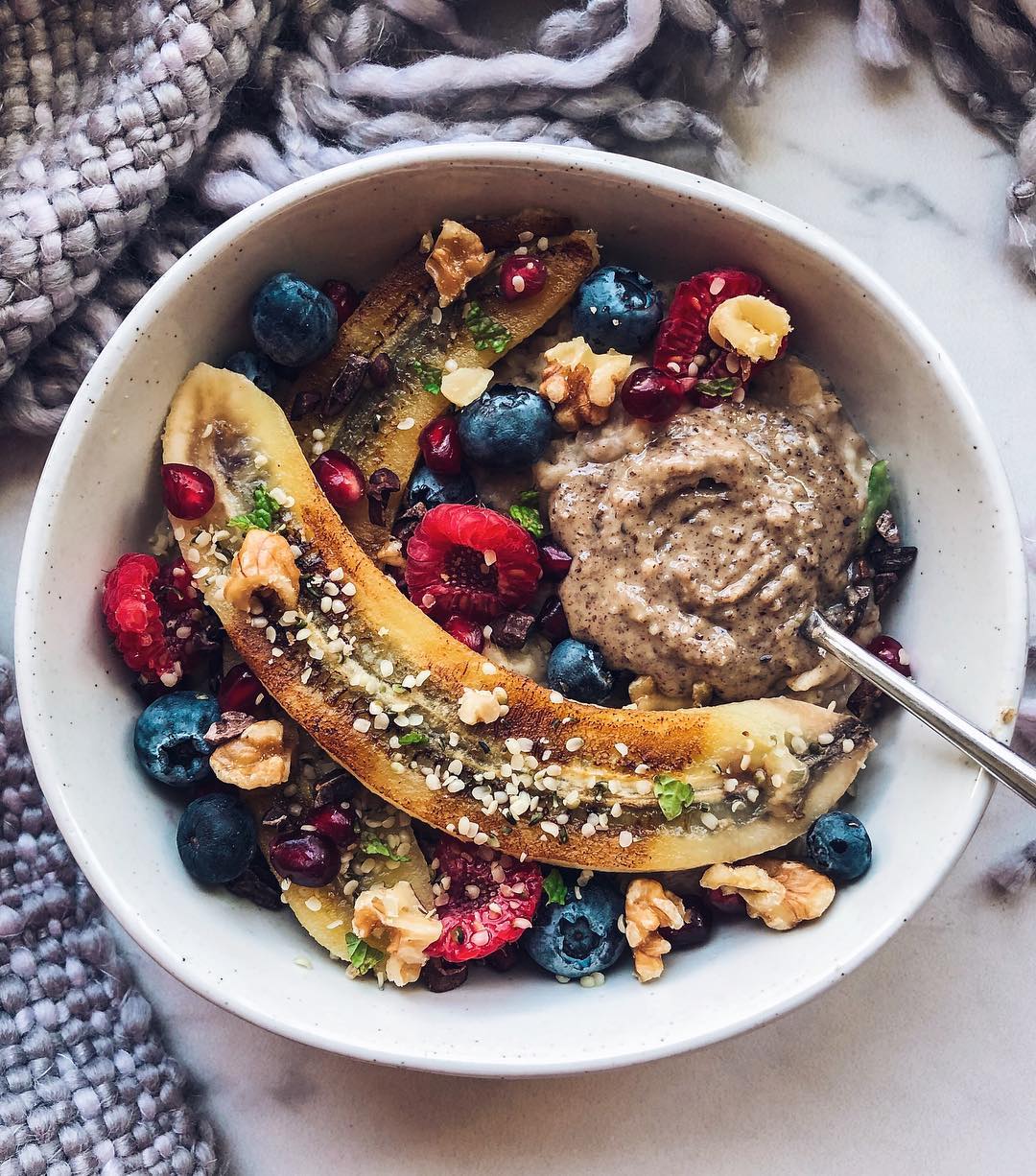 Overnight Oats with Zucchini and Chia Seeds