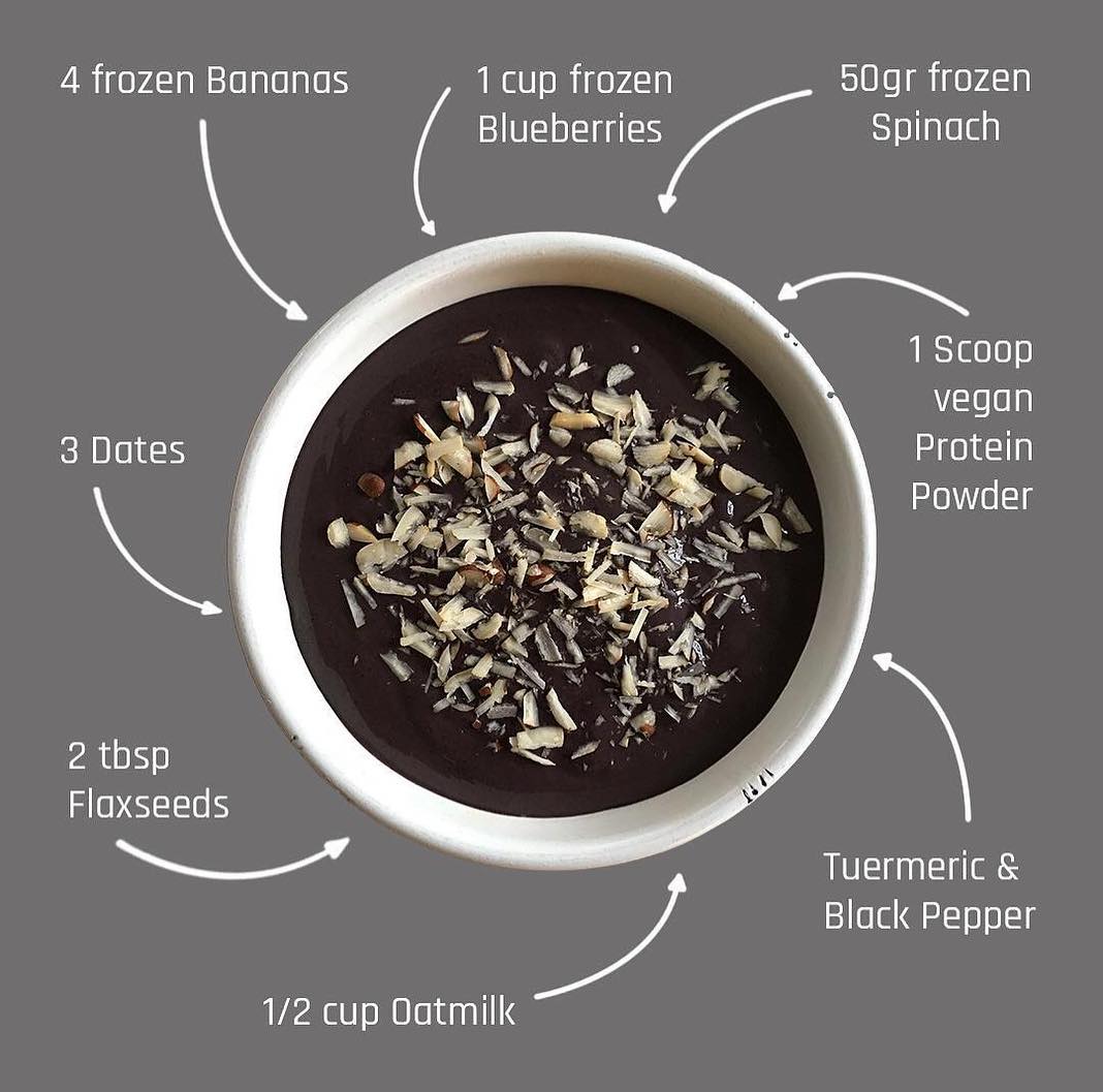 Blue Spirulina Chia Seed Smoothie
