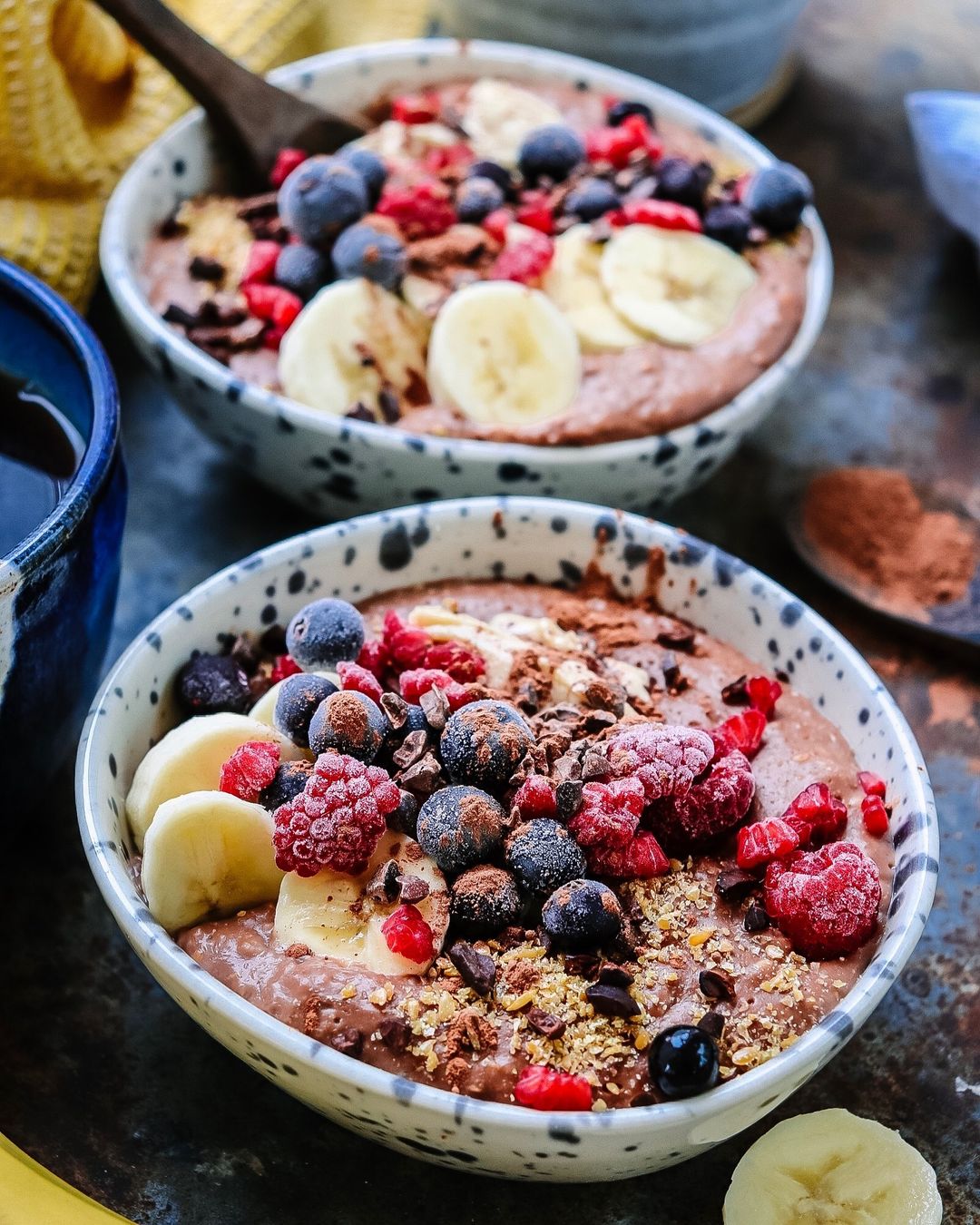 Hot Creamy Vegan Chocolate Porridge
