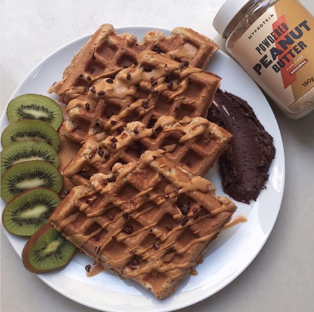 Easy Protein Waffles Made in Blender