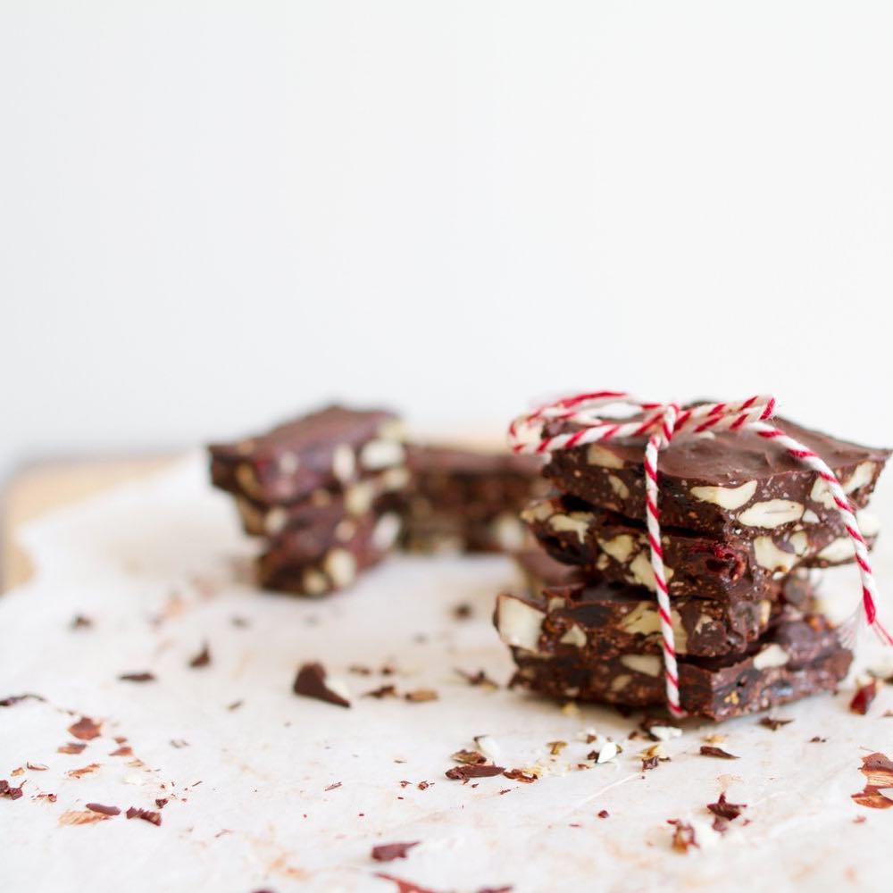 Peppermint Nut Chocolate Bars