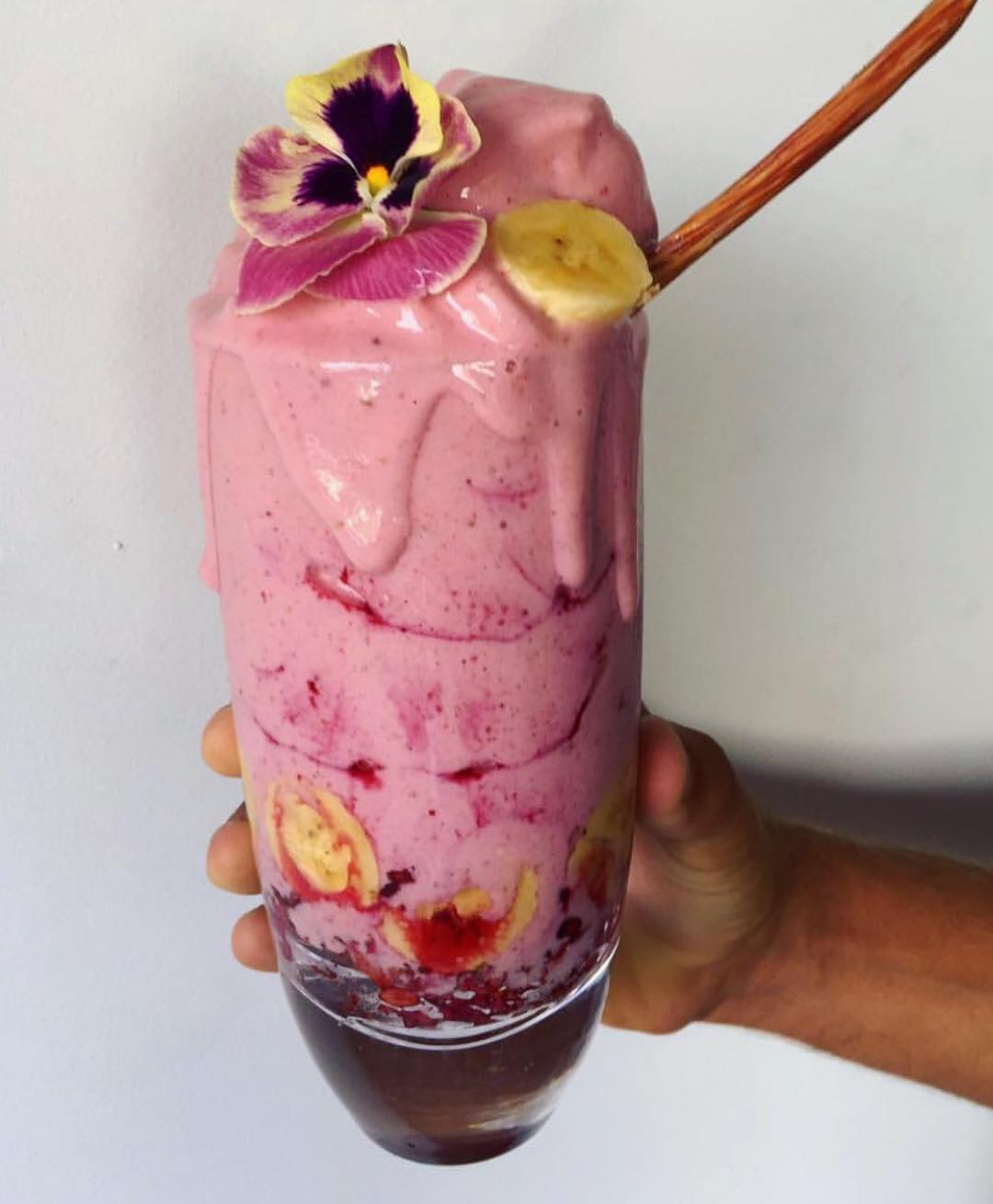 Nutritious Pink Pitaya Smoothie Blend
