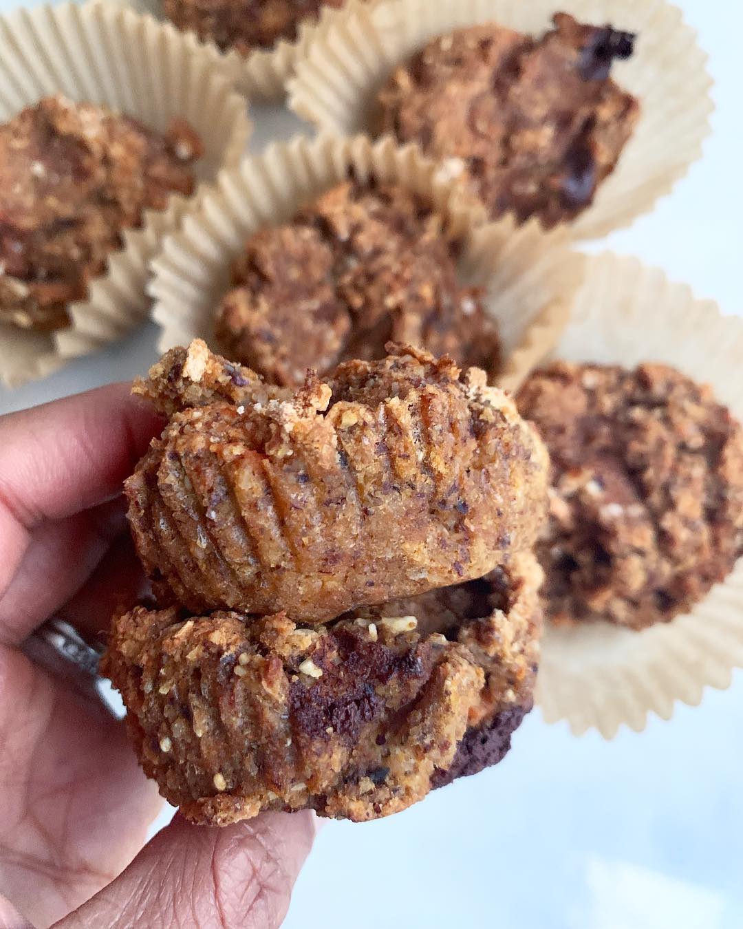 Vegan and Paleo Dark Chocolate Carrot Cake Muffins