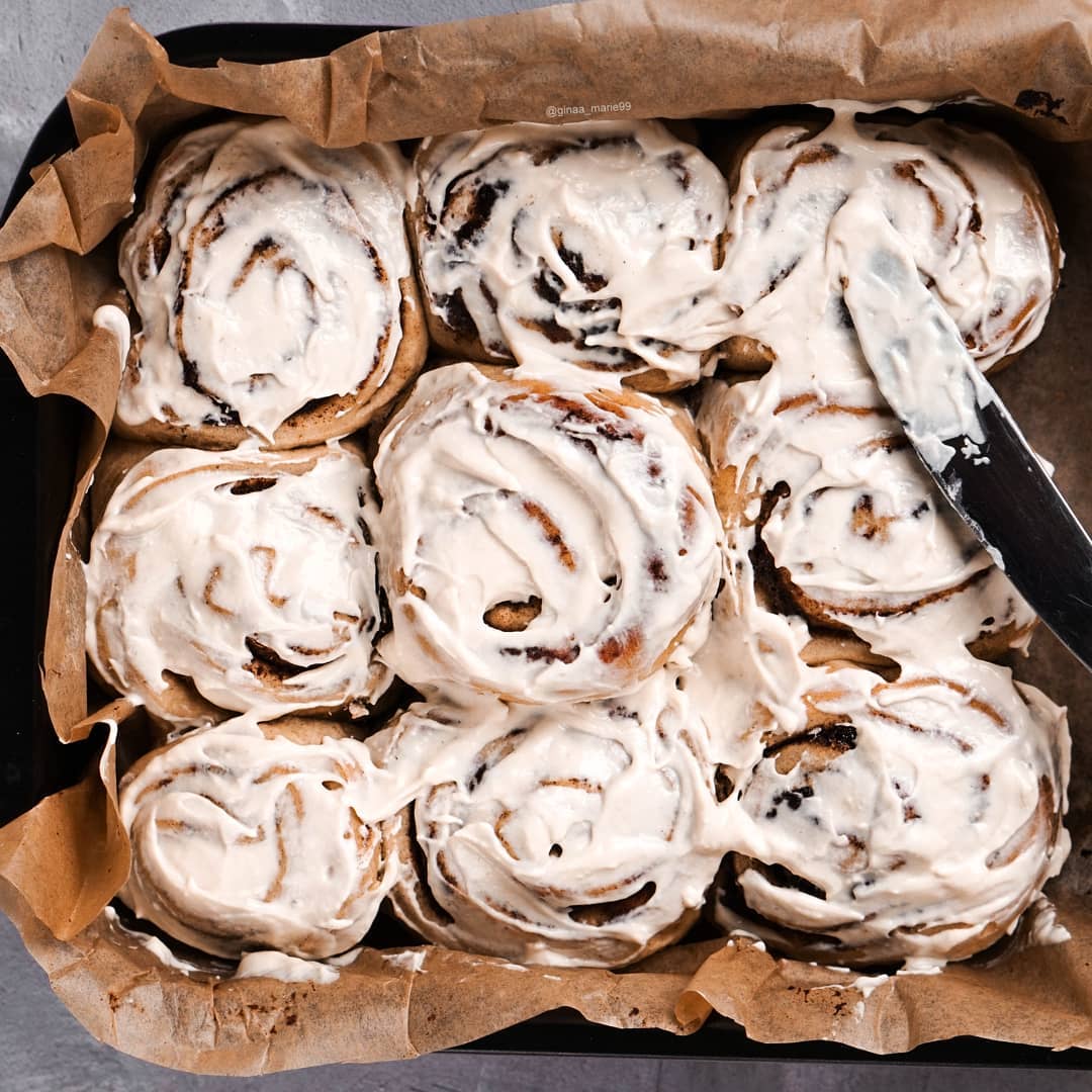 Healthy Vegan Cinnamon Buns