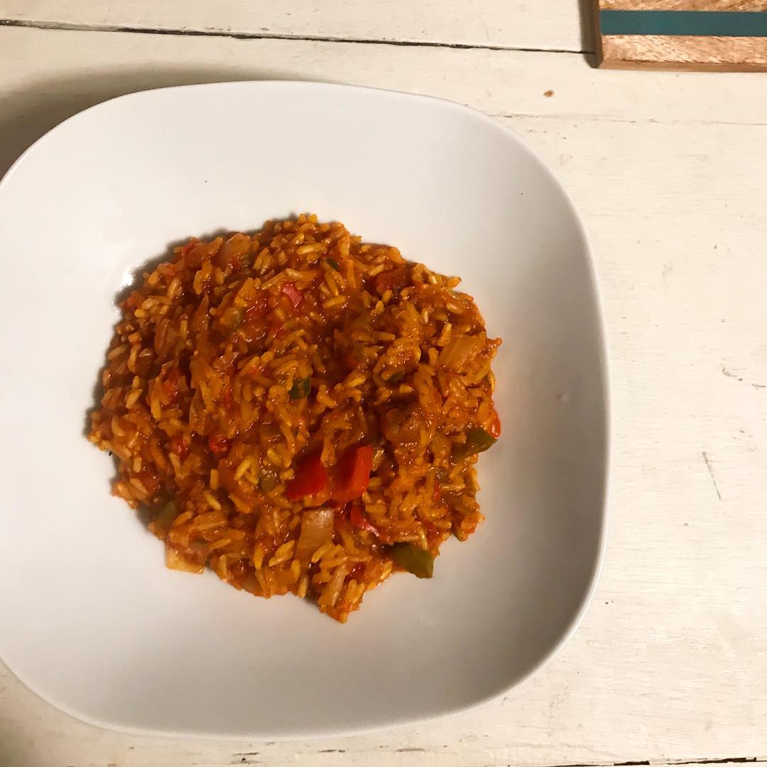 Simple Tomato and Pepper Risotto Dish