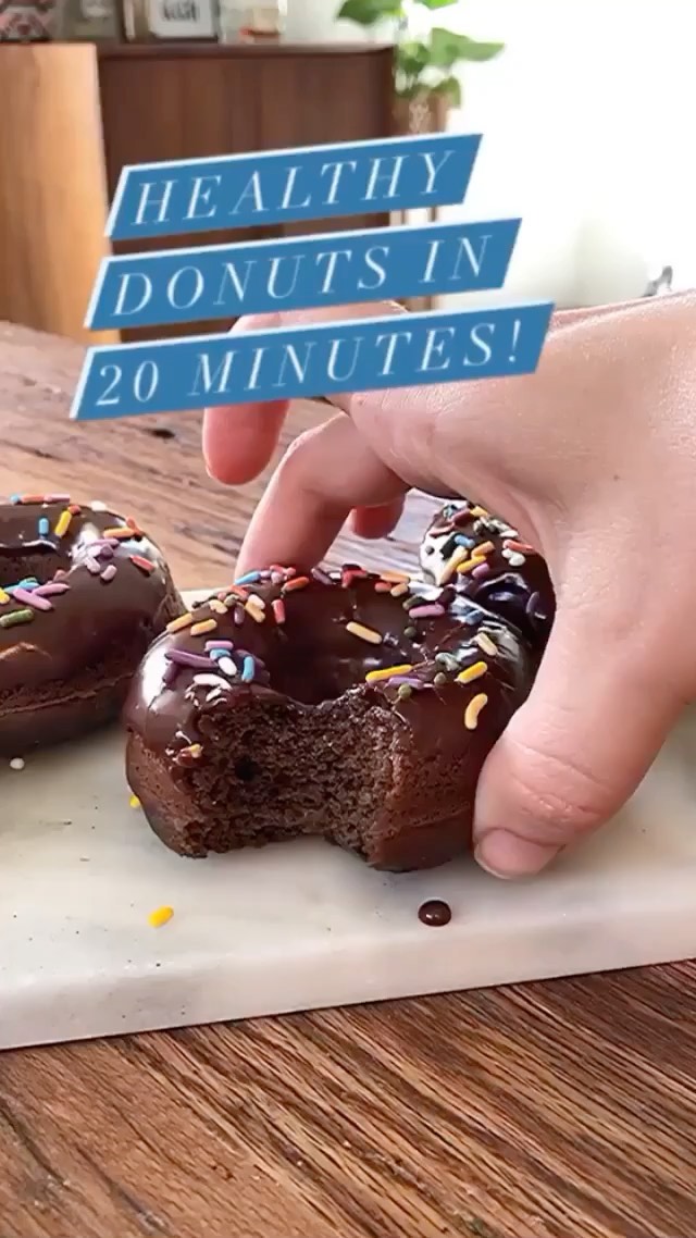 Healthy Vegan Donuts in 20 Minutes