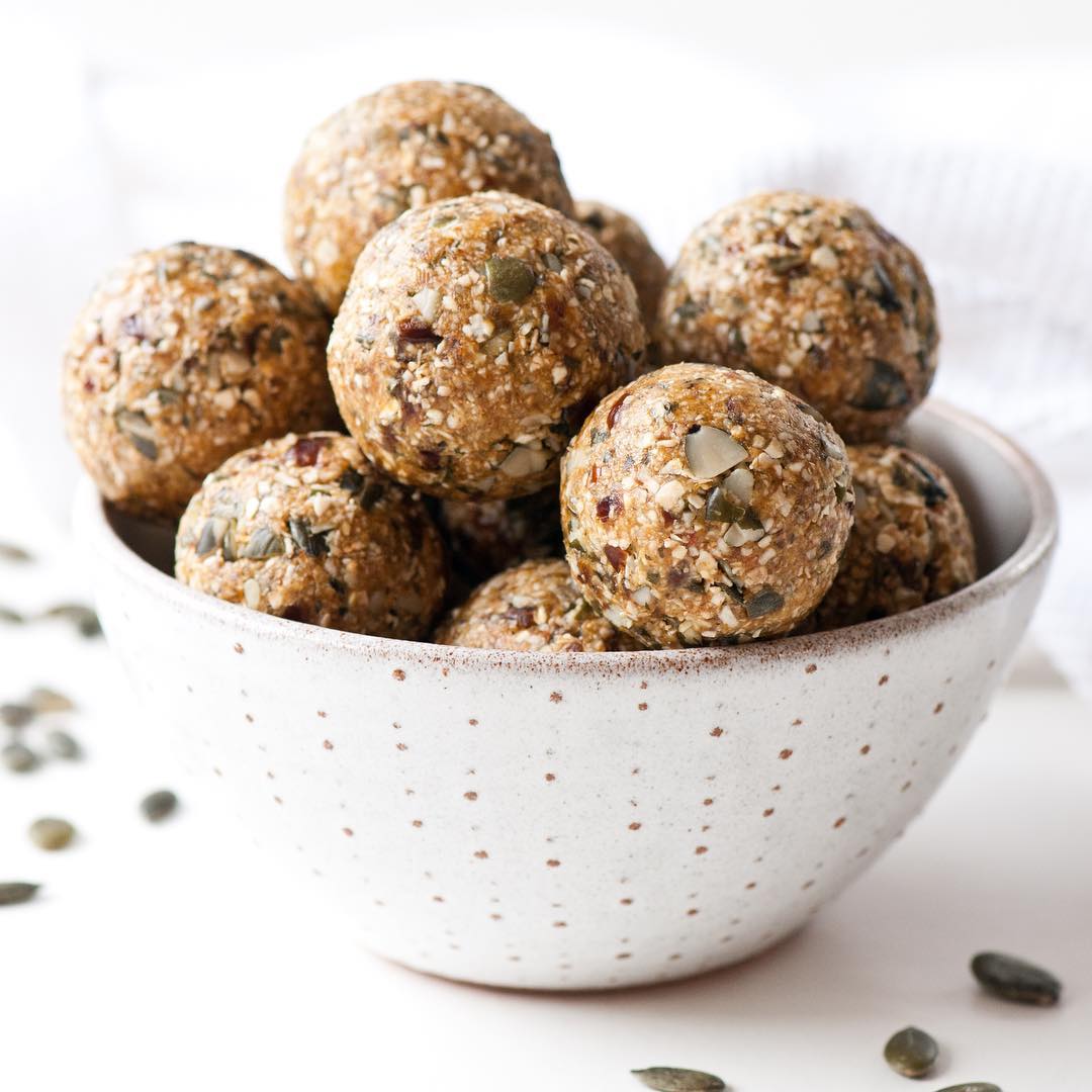 Recovery Bliss Balls with Turmeric and Seeds
