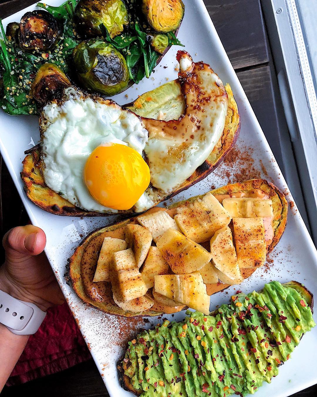 Japanese Sweet Potato Toasts with Healthy Toppings
