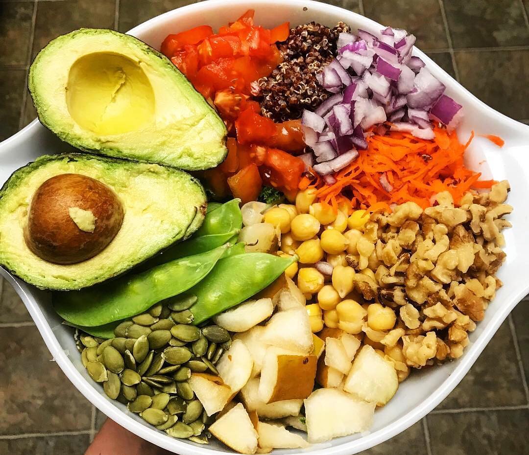 Vegan Quinoa and Kale Salad Bowl