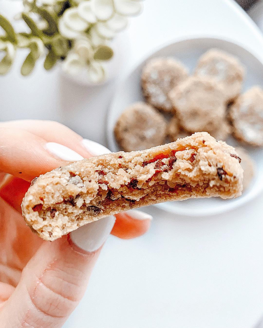 Chewy Cacao Nib Cookies