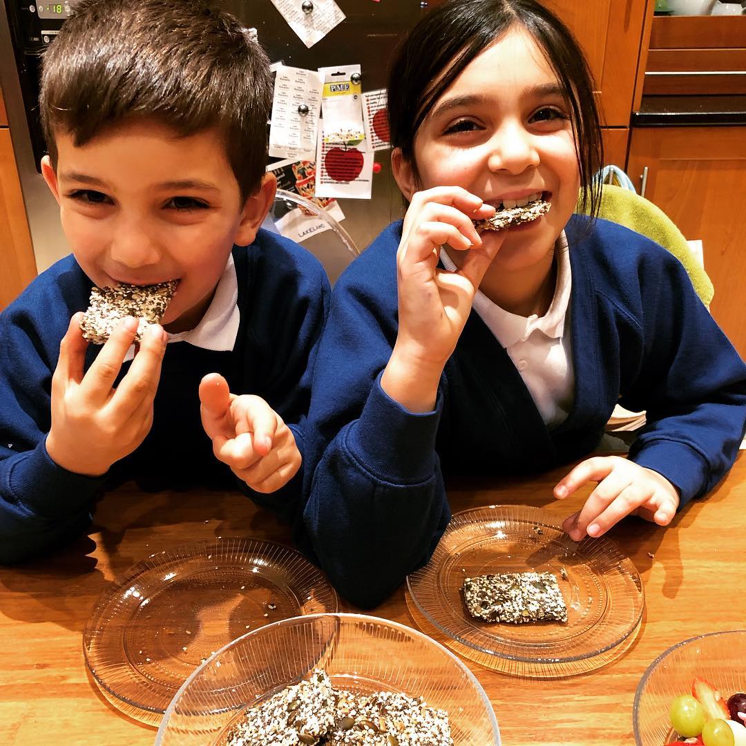 Healthy Seed Crackers with Chia, Sesame, Pumpkin, and Sunflower Seeds