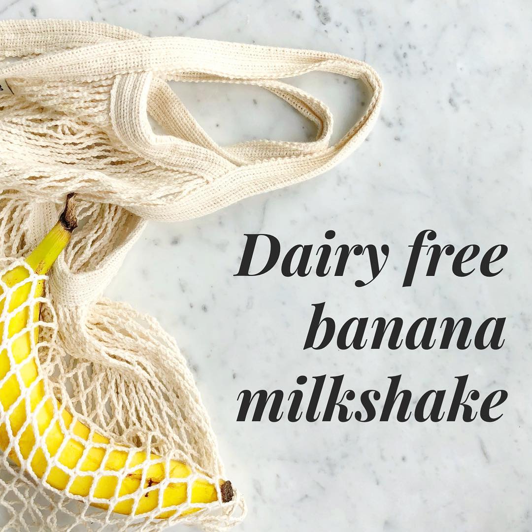 Dairy Free Banana Milkshake