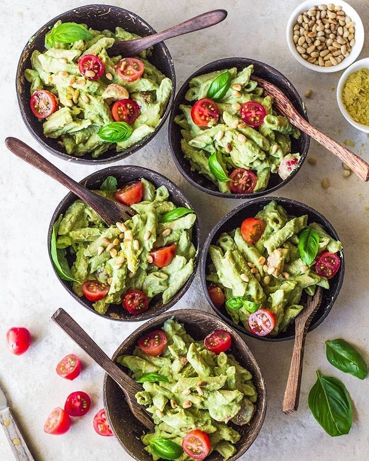 Hummus Pesto Pasta