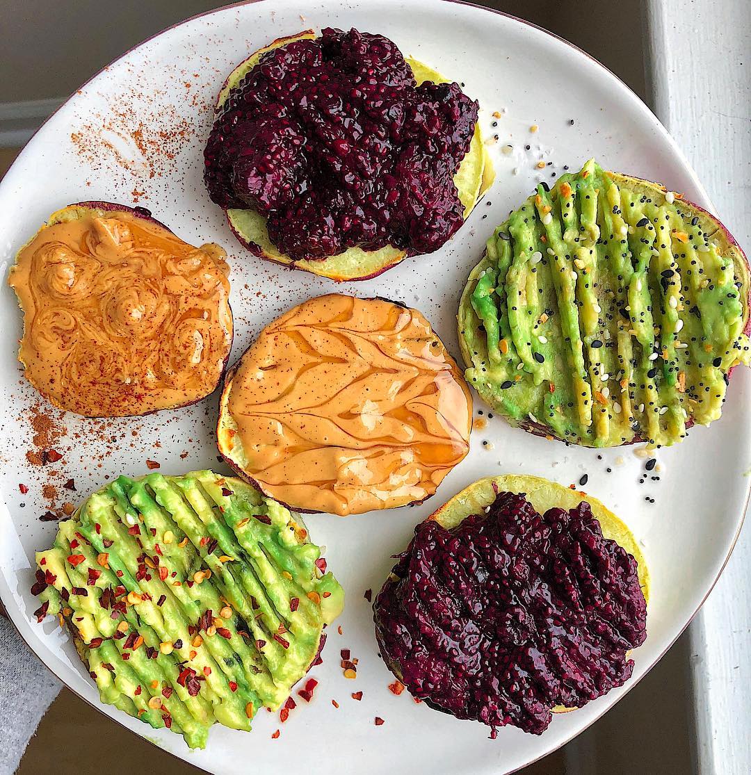 Sweet Potato Mini Toasts