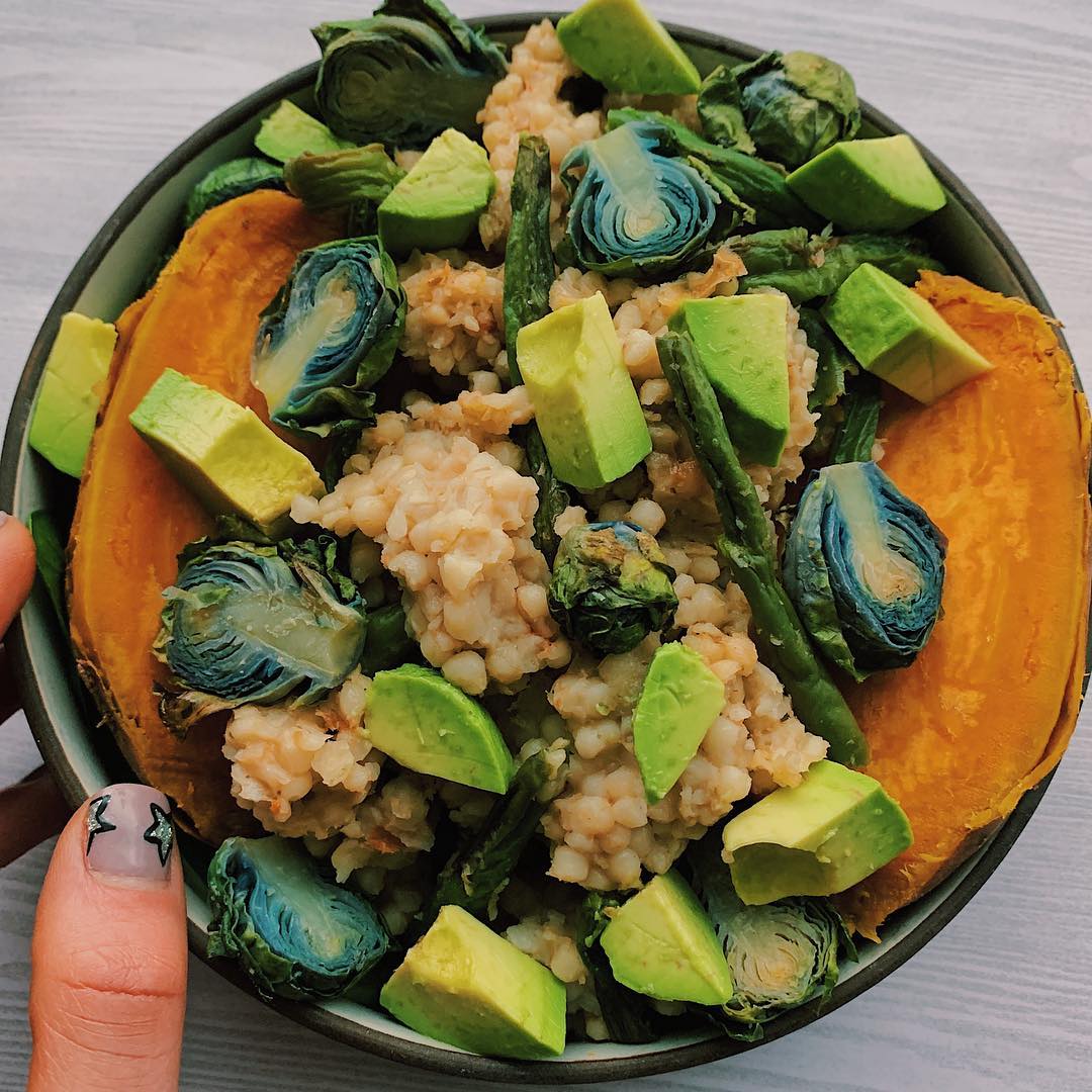 Healthy Vegan Bowl for Workout Recovery