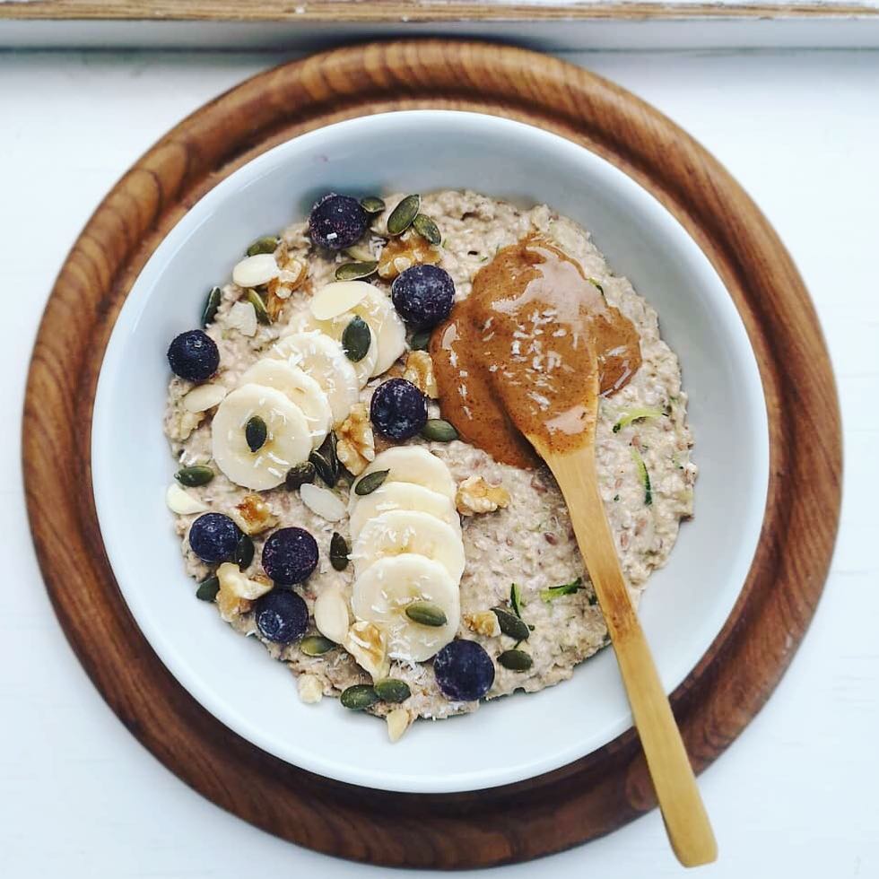 Zucchini Bread Overnight Oats