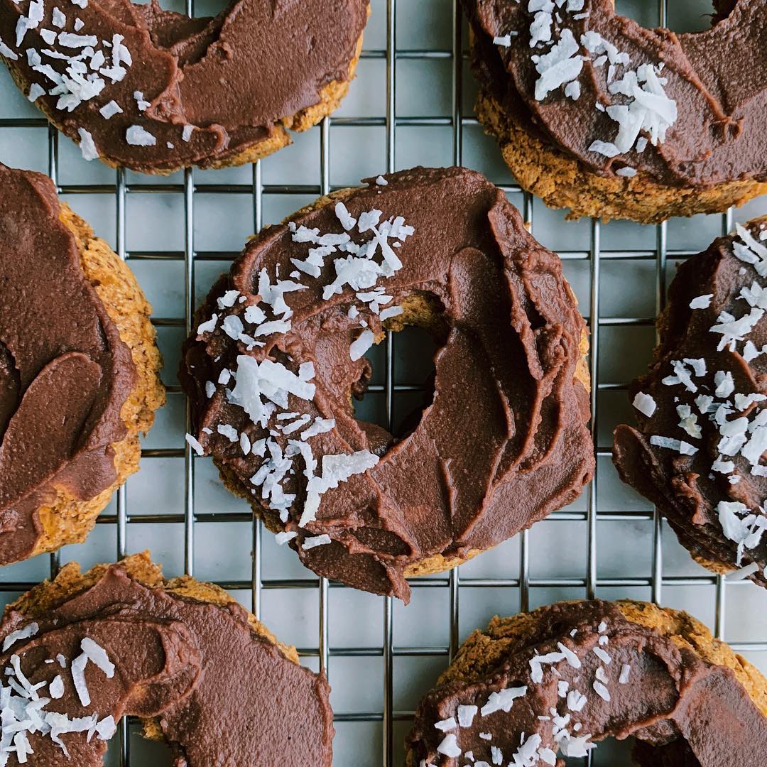 Vegan Sweet Potato Protein Donuts