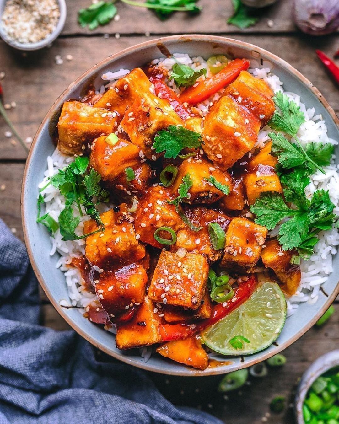 Pineapple Tofu Bowl
