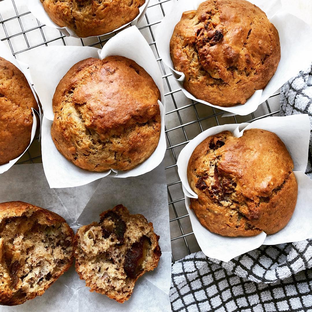 Date and Walnut Muffins