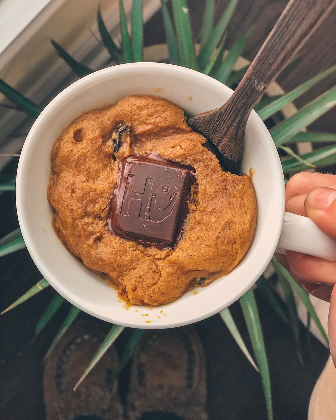 Peanut Butter Chocolate Chip Mug Cake