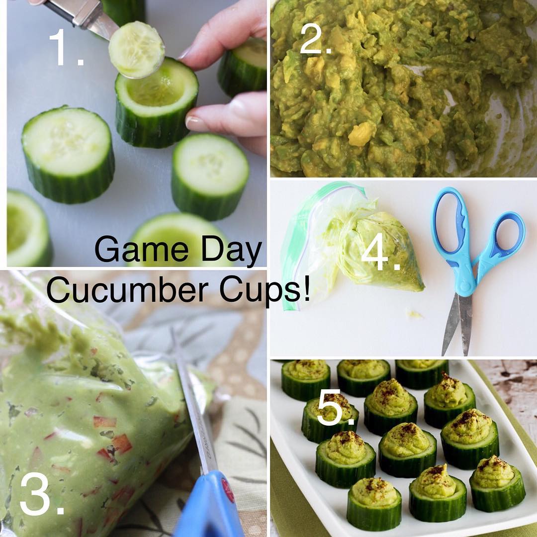 Game Day Guacamole Cups