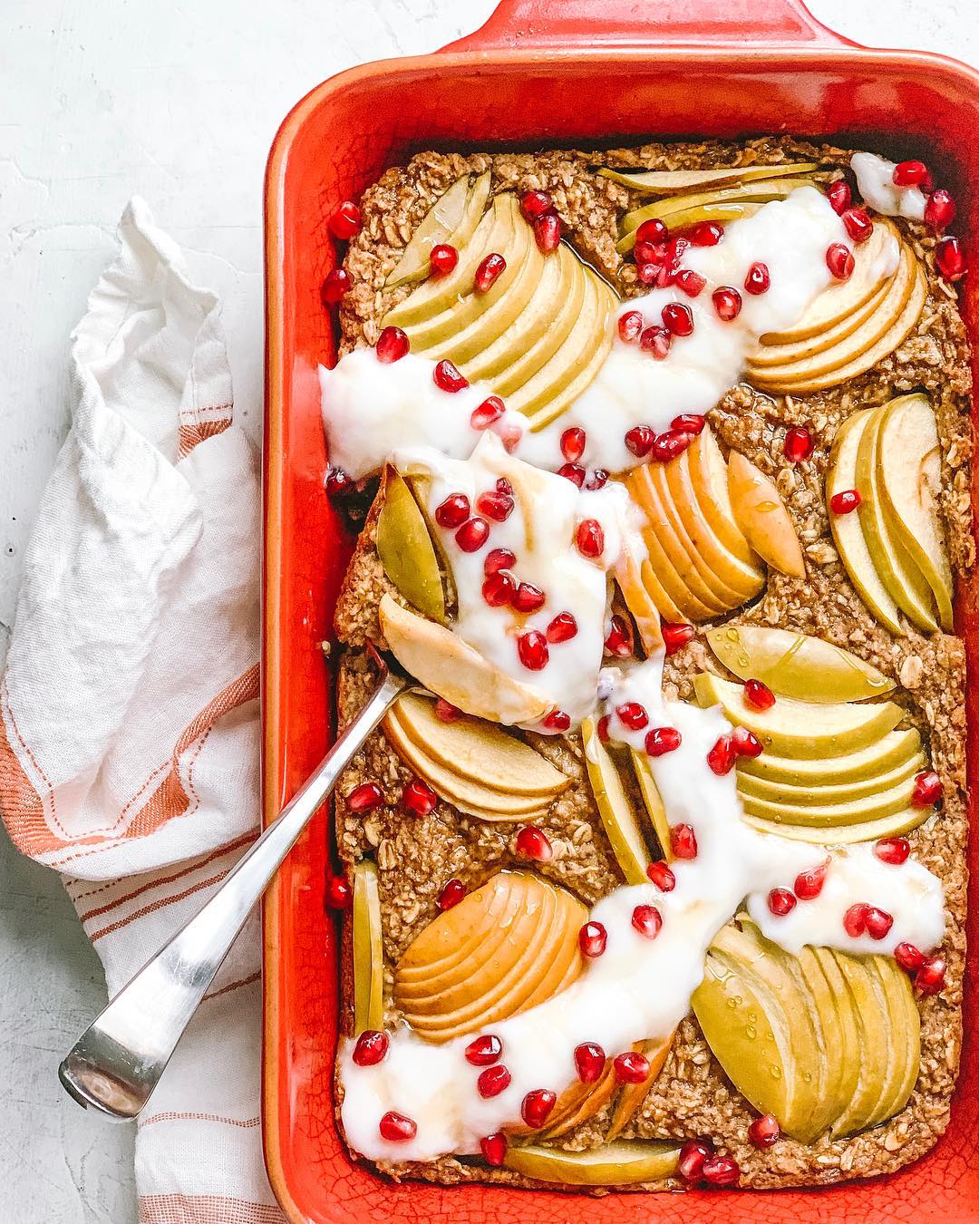 Spiced Apple Baked Oats