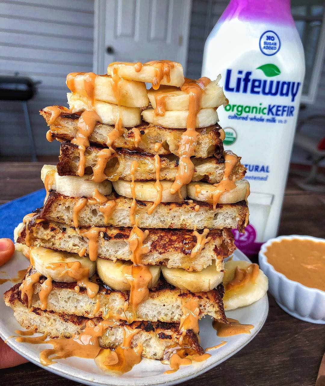 Peanut Butter Honey French Toast