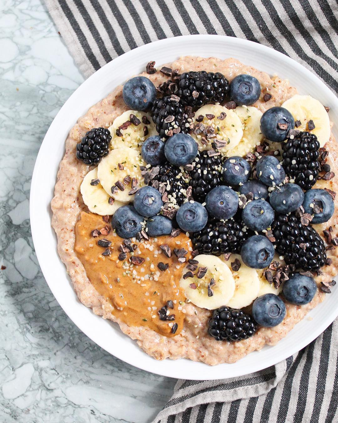 Cozy Maca Oatmeal Breakfast with Banana