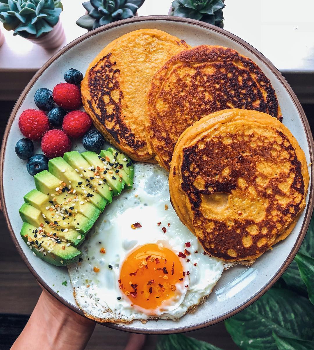 Fluffy Sweet Potato Paleo Pancakes