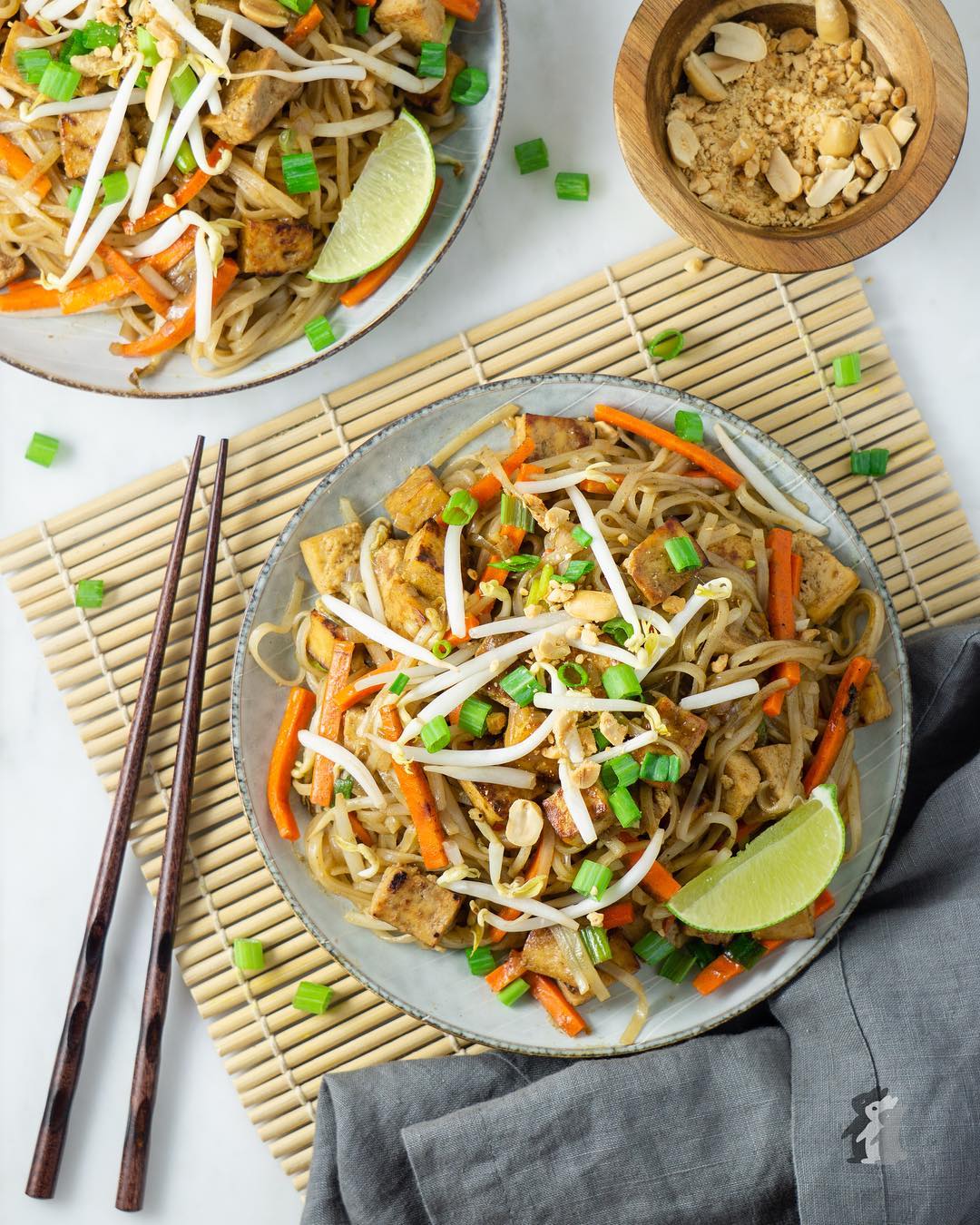 Authentic Vegan Pad Thai with Tofu