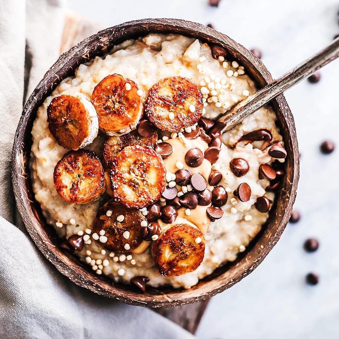 Caramelized Bananas with Cashew Butter Mmm