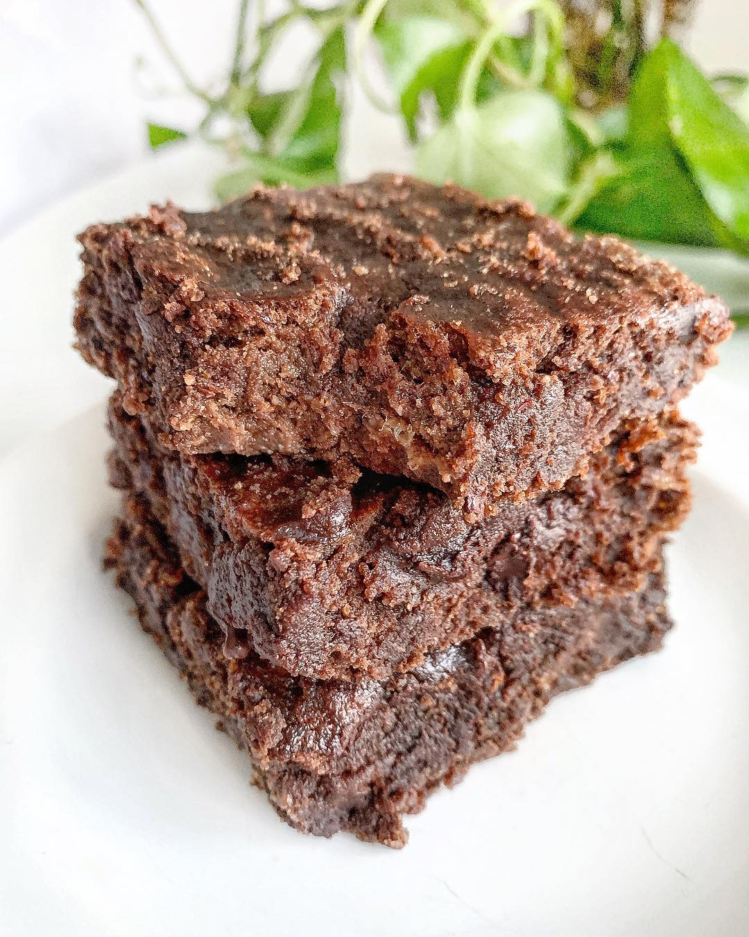 Fudgy Almond Butter Banana Brownies