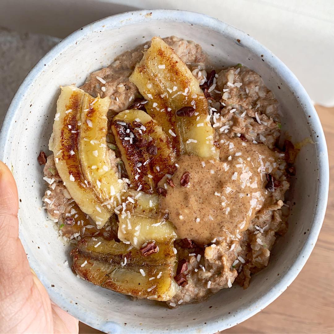 Cozy Cauliflower Zucchini Banana Oats