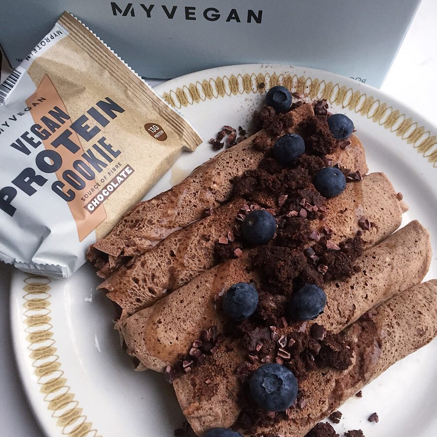 Healthy Chocolate Crepes with Spelt Flour