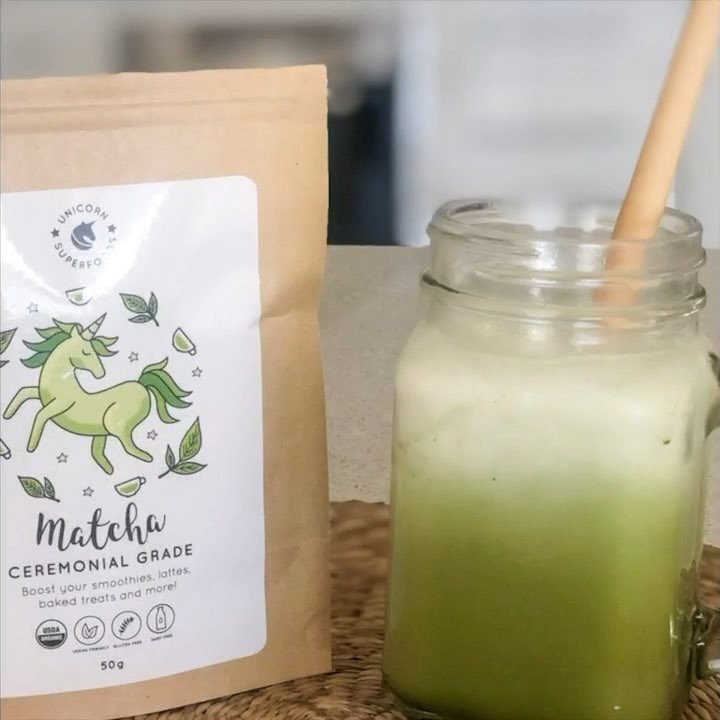 Homemade Iced Matcha Latte